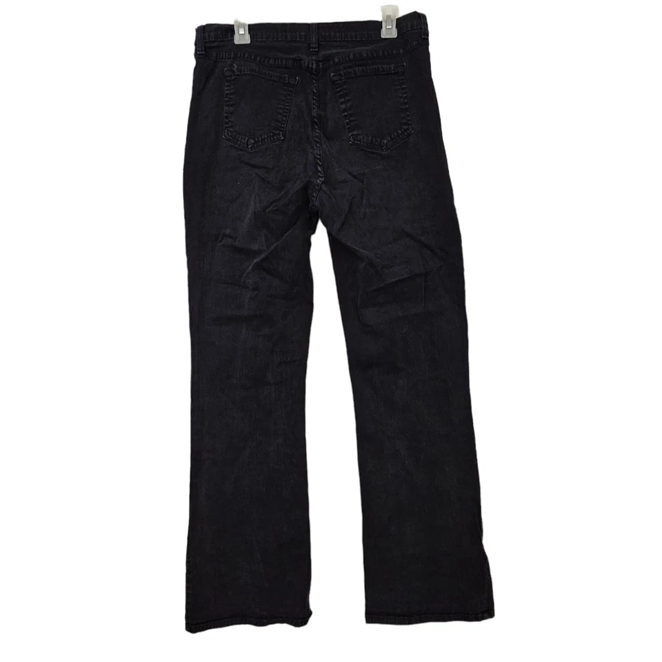 NYDJ Womens Pants Size 14 High Rise Wide Leg Blue Denim Jeans - Image 2 of 4