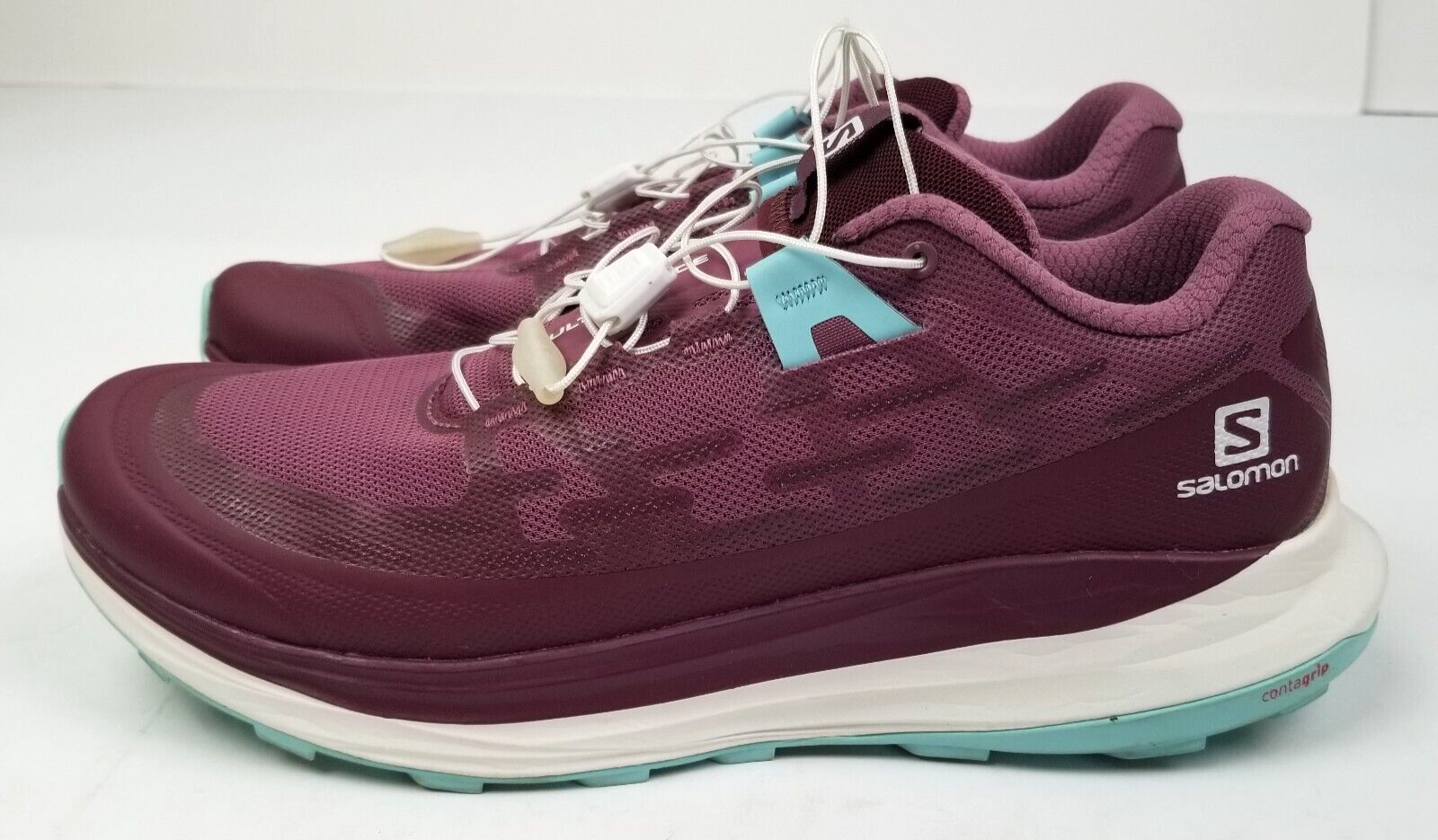 Salomon scarpe da trekking donna 10 ultra scivolose viola bianco contagrip esterno