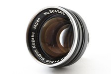 NEAR MINT Nikon Nippon Kogaku Nikkor S.C 5cm 50mm f1.4 Black S mount JAPAN