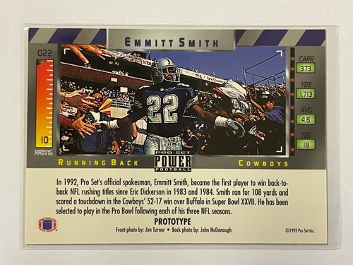 EMMITT SMITH Football Cards **You Pick** Cowboys HOF Revised 5/17 - Picture 26 of 168