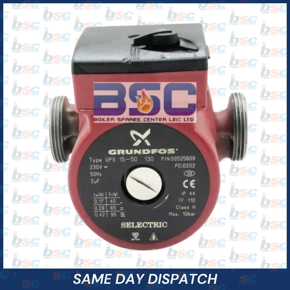 Grundfos UPS 15-50 130 P/N 59525609 Central Heating Pump(Genuine) - Image 2 of 4