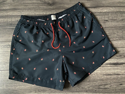 PAUL SMITH MULTISTRIPE HANDS PRINT SWIM SHORTS SIZE M 30"-32" BNWoT