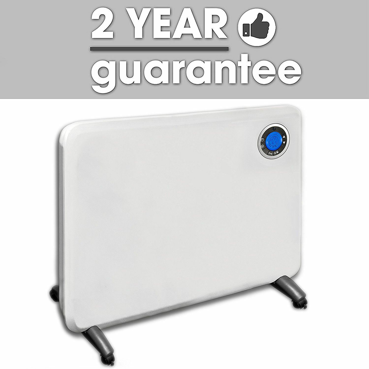 1.5KW WALL MOUNTED ELECTRIC HEATER RADIATOR SPACE PANEL WITH TIMER