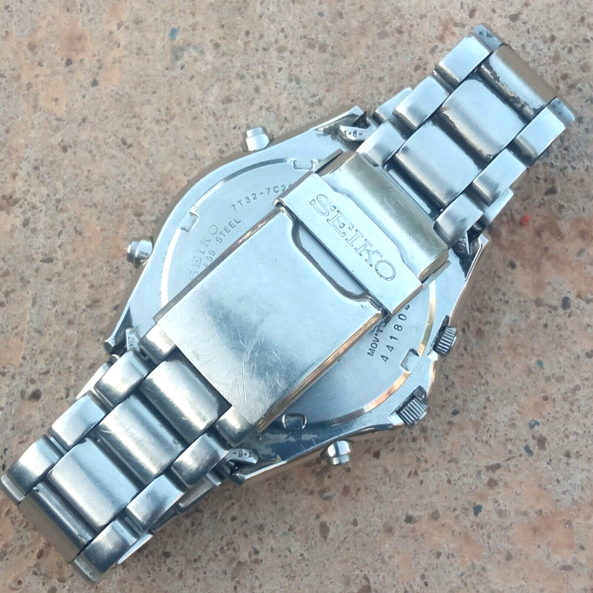 SEIKO 7T32-7C20 Sports 150 Diver Chronograph Quartz Japan Watch | eBay