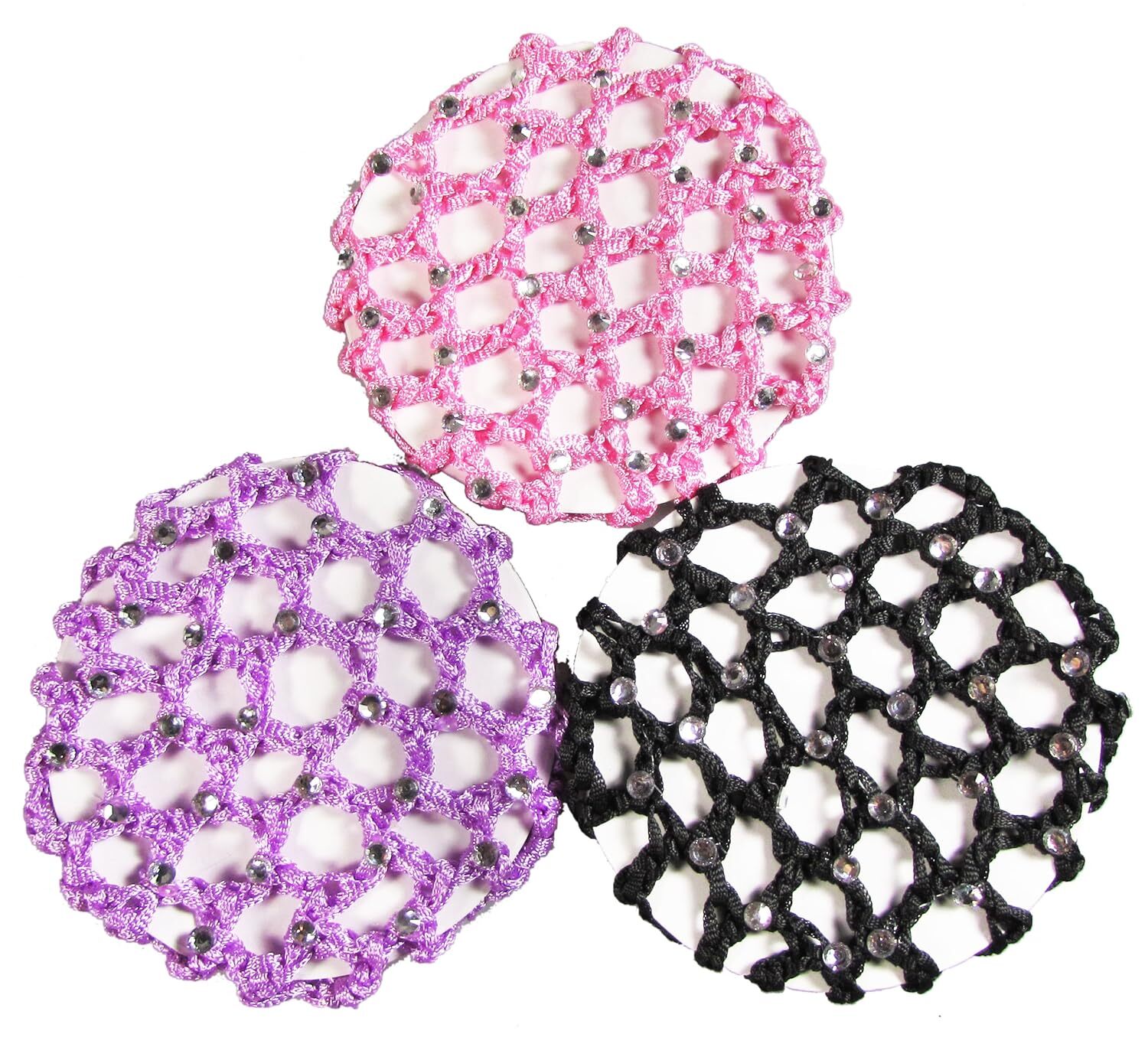 3Pcs Ballet Hair Bun Cover Nets for WomenDance Hair Accessories for Women Teens