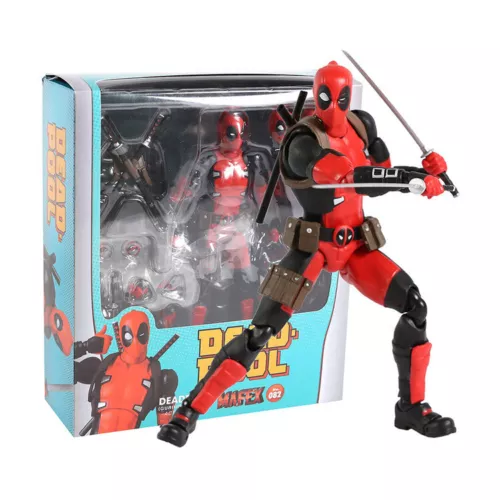 Nuovo MAFEX 082 Marvel X-MAN Avengers DEADPOOL fumetto ver action figure giocattolo regalo - Foto 9 di 17