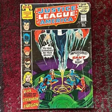 1972 Justice League of America #98 DC Comics 3 stories 1 JLA 2 Starman 3 Sargon