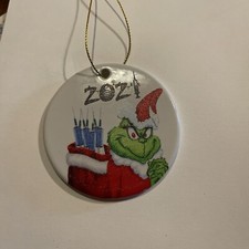 2021 glass Christmas ornament NEW