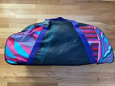 Vintage Salomon Ski Bag Gear Boots 80's 90's RAD Purple Teal Black