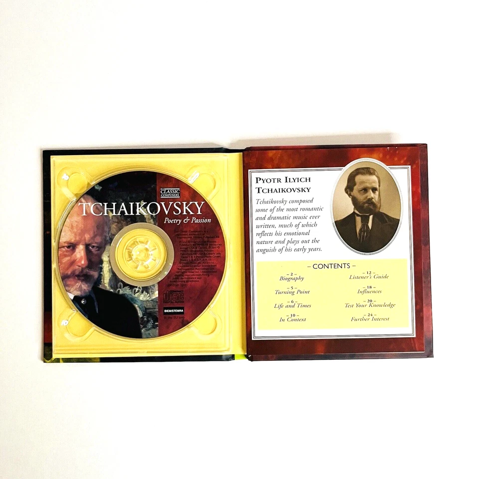 Pyotr Ilyich Tchaikovsky Poetry & Passion CD Music with Booklet Foto 3 de 4