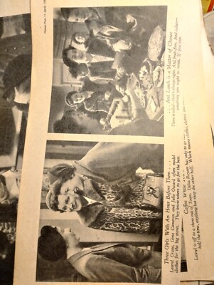 Di33 Ephemera 1950 Picture Laurel Crane Gina Cameron Julie Oscard 