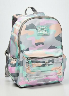 NWT PINK Gray Camo Backpack & Tote Bag Victoria main image 4
