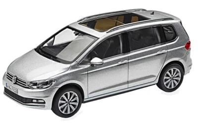 NOREV VW Touran Model Car 1:43 Scale Diecast Reflex Silver Metallic GENUINE