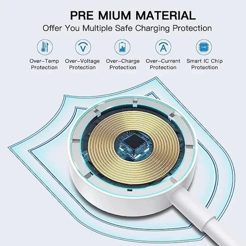 VIKEFON Magnetic Wireless Charger For Apple Watch SeriesUltra/9/8/7/6/SE2/SE/5/4 - Picture 8 of 14