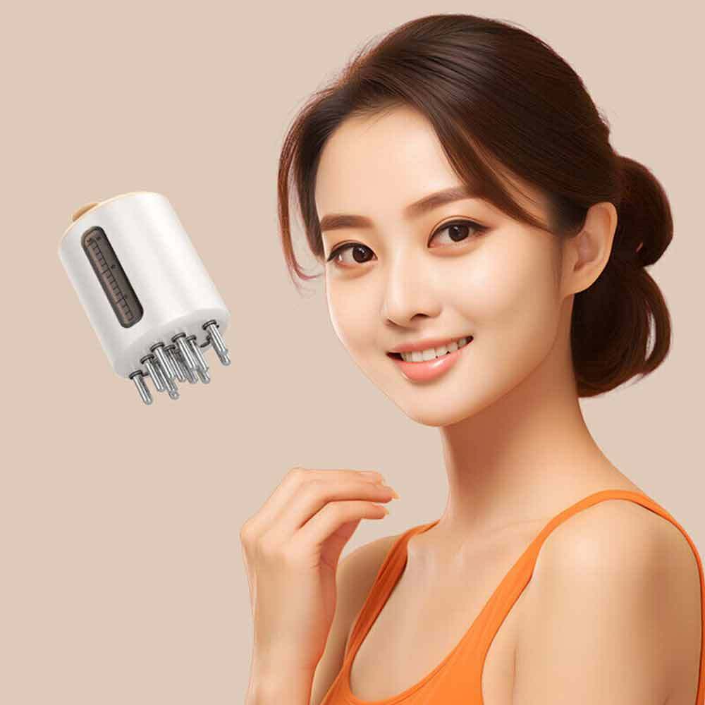 2024 Electric Scalp Massager Comb Hair Oil Applicator Brush Red Light
