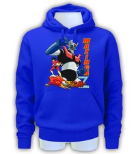 FELPA MAZINGA Z MAZINGER Z CARTOON FELPA cappuccio gonagai manga UOMO BAMBINO