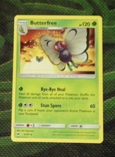 Butterfree - Burning Shadows 3/147 Rare Pokemon Card Near Mint