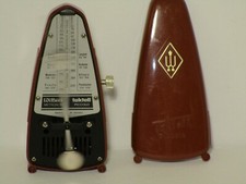 VTG Wittner Metronom Wind Up Mechanical Taktell Piccolo Made in W Germany Brown