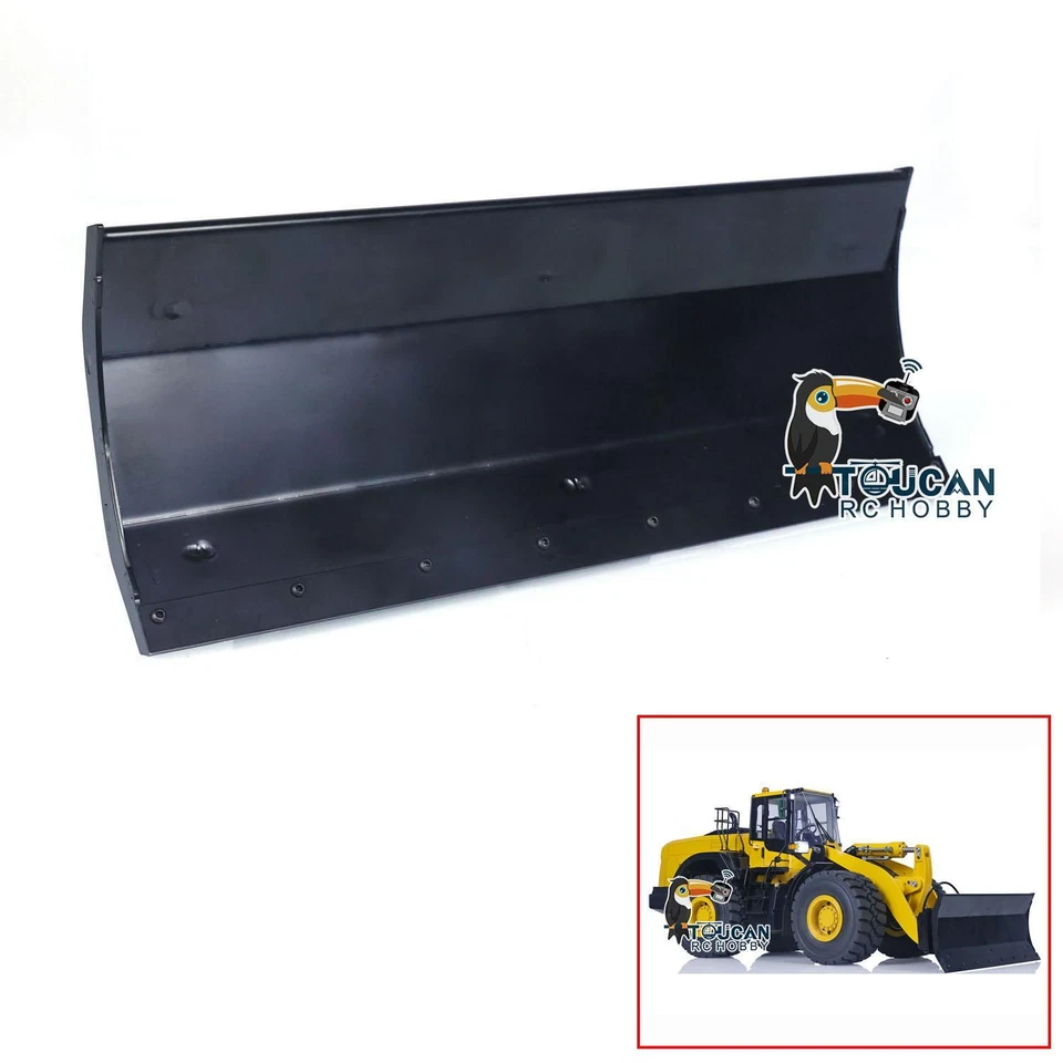 Metal Dozer Blade for 1/14 Hydraulic RC Loader WA480 Accessories DIY Spare Part - Image 2 of 4