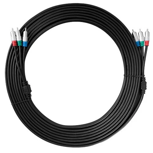 Ultra 25Ft 700HI Premium 3-RCA Component Video Coax Cable 24K Gold Plated 1080i - Picture 2 of 8