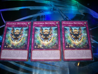 3x Meteoroa Drytron 1st Edition Common INFO-EN076 Yu-Gi-Oh!