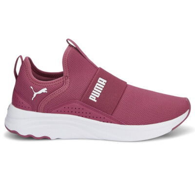 Puma Softride Sophia Slip On Running  Womens Pink Sneakers Athletic Shoes 195161