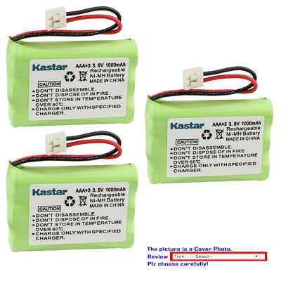 Kastar Ni-MH Battery Replace for GE AU26788-GE1 CLT2423 Empire CPH-464D GP 0710
