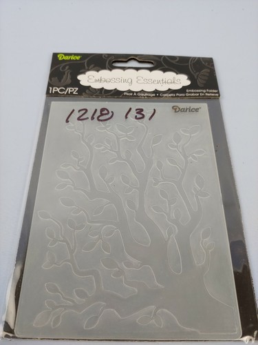 Darice Embossing Essentials Folder 1218-131 Zweig mit Blätter Muster Scrapbooking - Bild 2 von 5