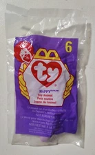 McDonalds Happy Meal #12 Peanut Elephant - Ty Teenie Beanie Babies Toy 1998 MWMT