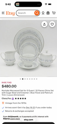 vintage noritake china dinnerware set service