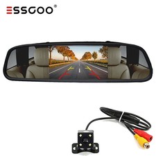 Rückspiegel HD Monitor Auto Rückfahrkamera Mit 170° Weitwinkel Einparkkameras