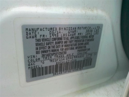 Anti-Lock Brake Part Pump Assembly CVT Sl Fits 14-15 SENTRA 164669 - Picture 11 of 12
