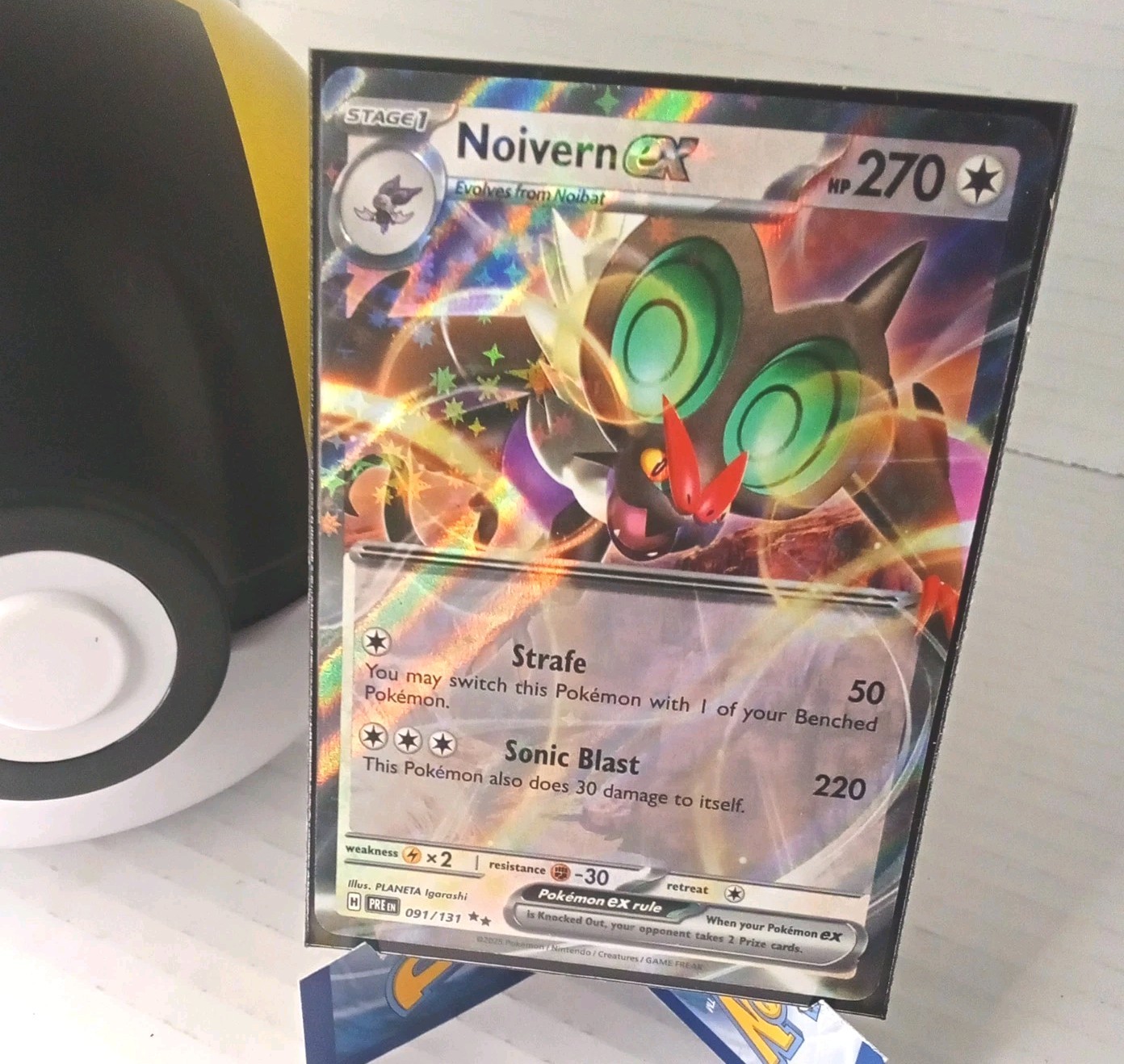 Noivern EX Double Rare 91/131 Prismatic Evolutions Pokemon TCG NM