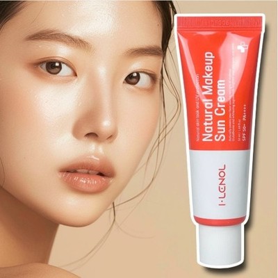 ILENOL Natural Makeup Sun Cream 2.0 50ml #Natural Beige SPF 50+ PA++++ BB Cream