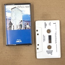 THE WHO Cassette Tape 70s Hard Rock WHOS NEXT BEHIND BLUE EYES BABA O'RILEY
