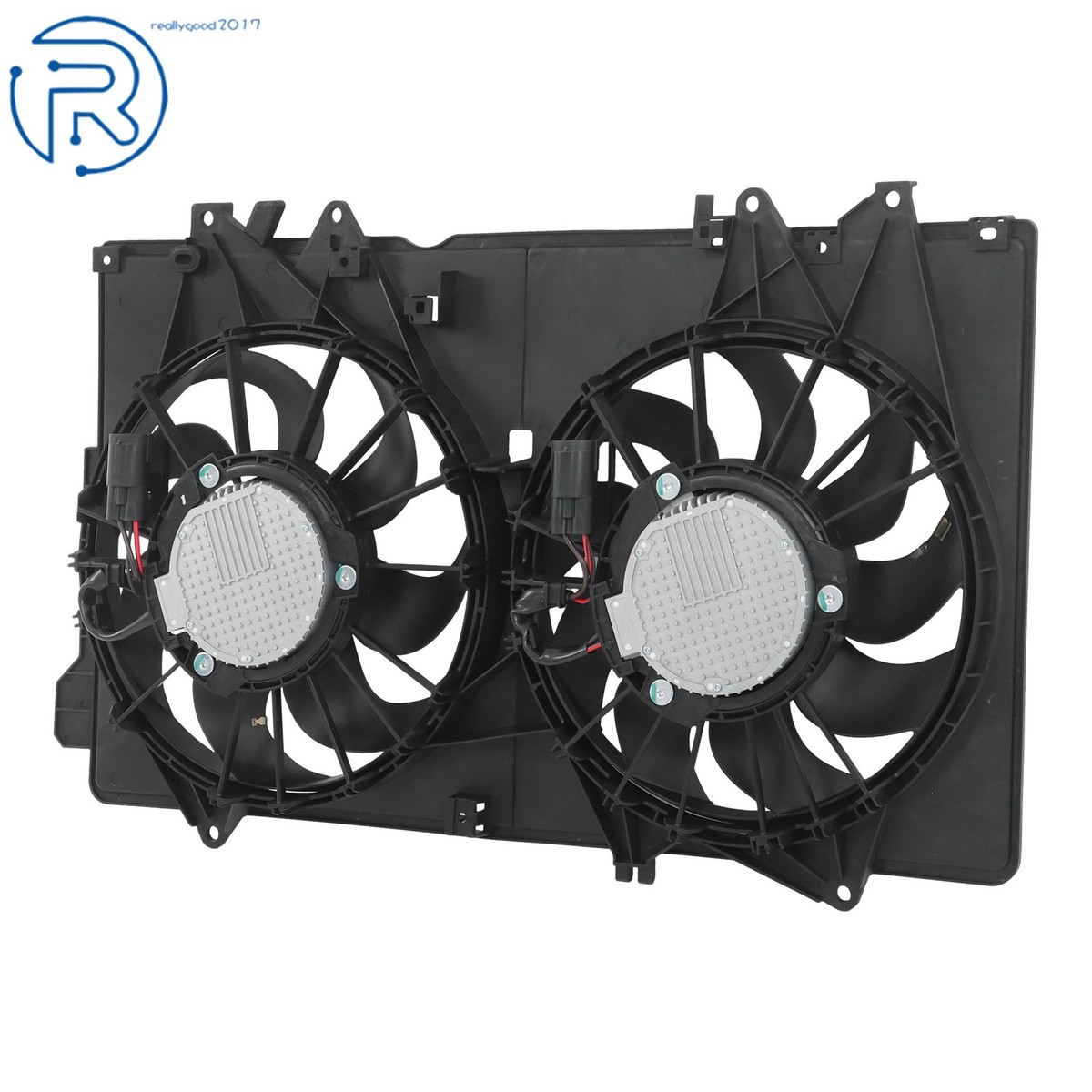 Radiator Cooling Fan Assy Black For 2019-2024 Mazda CX-5 L4 2.5L
