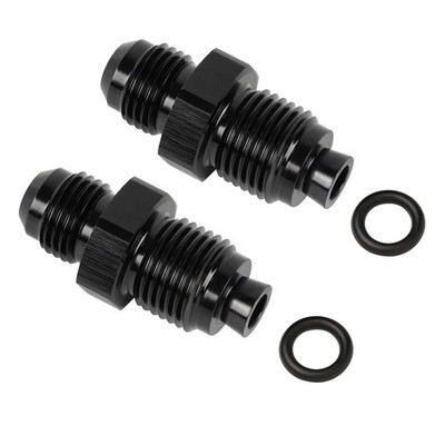 6AN Male Flare to M16x1.5 M18x1.5 O Ring Power Steering Adapter Fitting 2Pcs