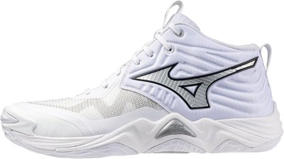 Mizuno Volleyball Shoes Wave Momentum Elite Mid V1GA2517 White Silver Japan NEW
