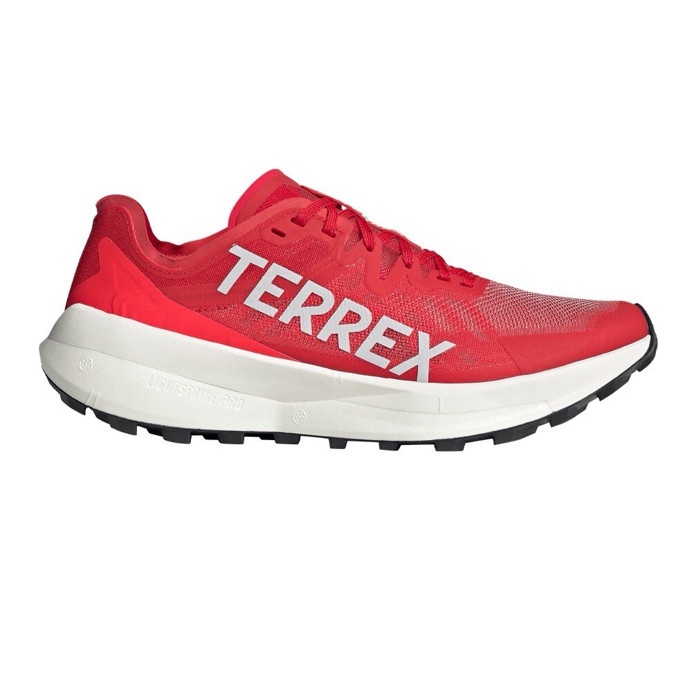 adidas Terrex Agravic Speed Trail Running Shoes (JR4029) Men\'s Size (10) adidas Terrex Agravic Speed Trail Running Sneakers - Red  main image 2