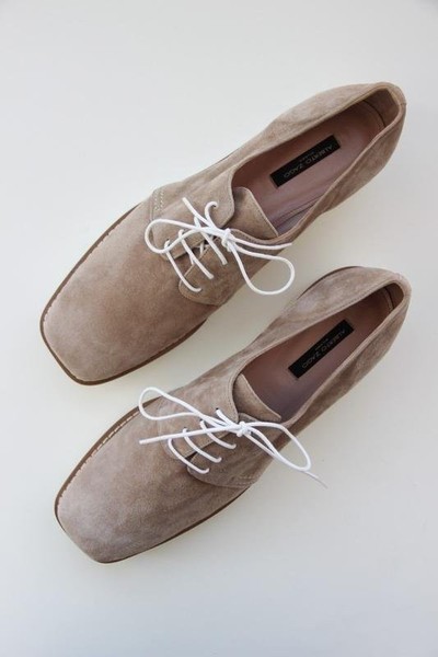 Women Alberto Zago Heels Beige Suede 42