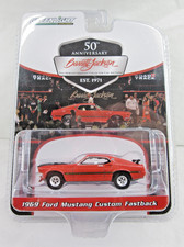1969 FORD MUSTANG CUSTOM FASTBACK * NEW Greenlight *  1:64 Barrett Jackson