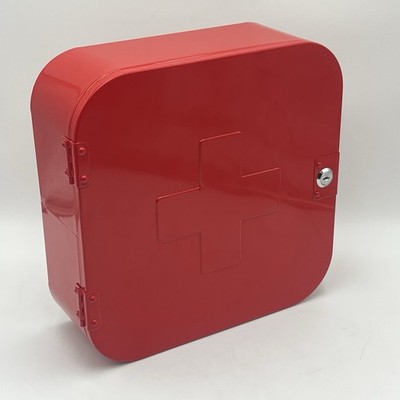 VTG IKEA Gunnern First Aid Cabinet - Retired Red Metal