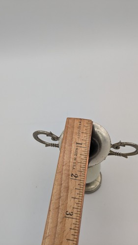 Vintage Stone and Metal Bud Vase Miniature Amphora Vase Boho Decor - Picture 18 of 19