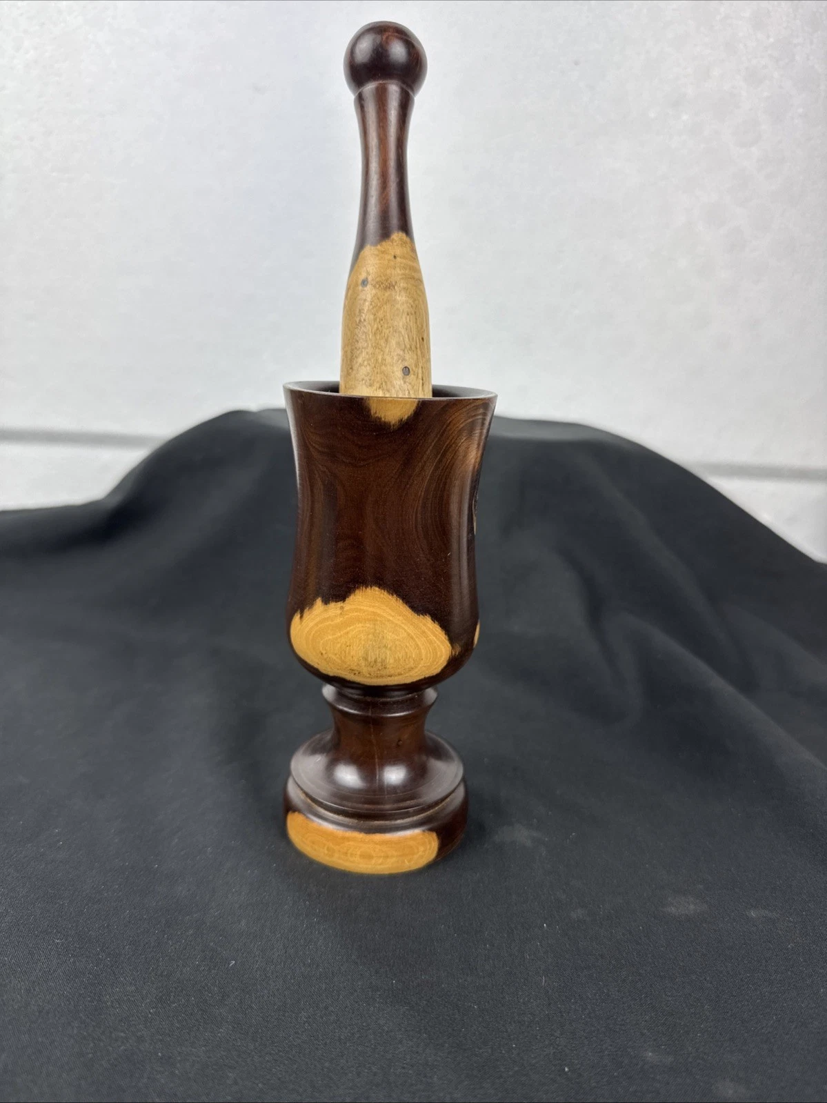 Vintage Wooden Two Tone Mortar & Pestle #TB46
Opens in a new window or tab