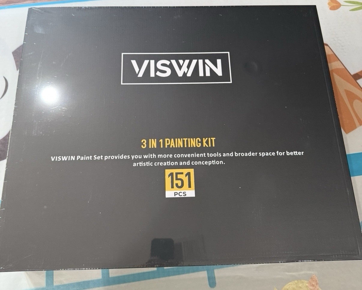 VISWIN 151Pcs Artist Painting Set with Oil, Acrylics,Watercolors