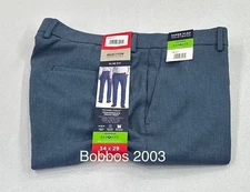 Kenneth Cole Reaction Men's Techni-Cole Slim-Fit Pants, Blue, Size 34X29