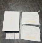 Chloé White Dust Bags & Box Set empty for gift giving for shoes bags etc cards — photo 1