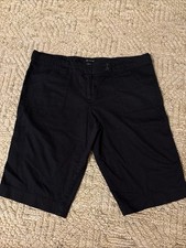 The Limited Drew Fit Women s Size 12 Black Midrise Shorts