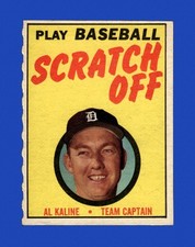 1970 Topps Scratch Off Set-Break Al Kaline EX-EXMINT *GMCARDS*