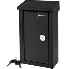 AdirOffice Outdoor Large Key Drop Box - Commercial Grade Heavy-Duty Storage B...